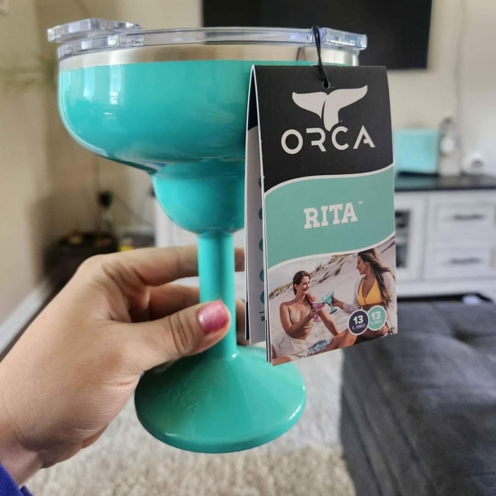 Rita Turquoise Bath & Body Cup